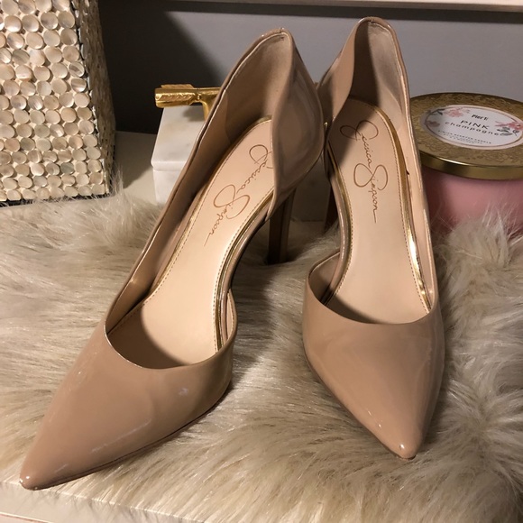 Jessica Simpson patten leather heels - Picture 2 of 3